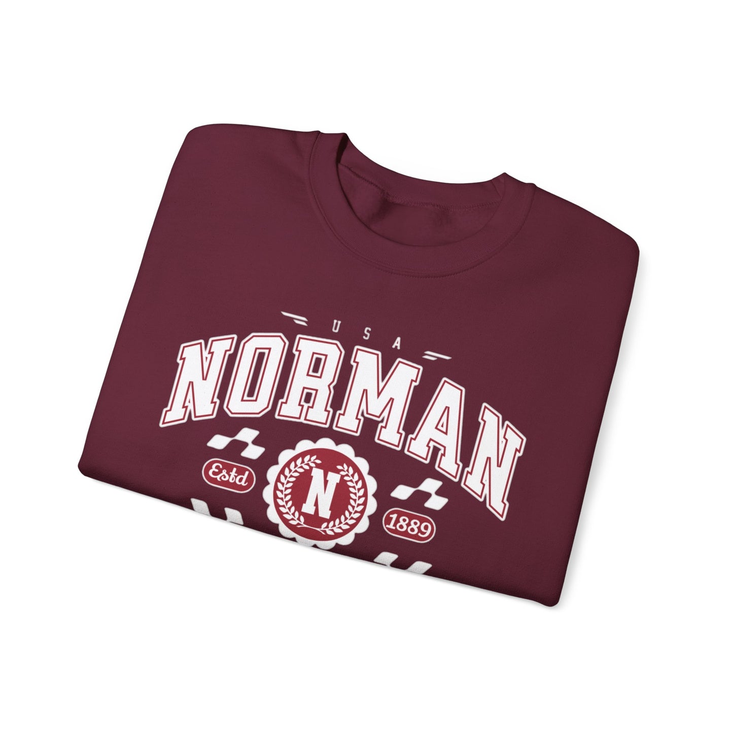Vintage Athletic Sports Design Norman Oklahoma OK Sweatshirt