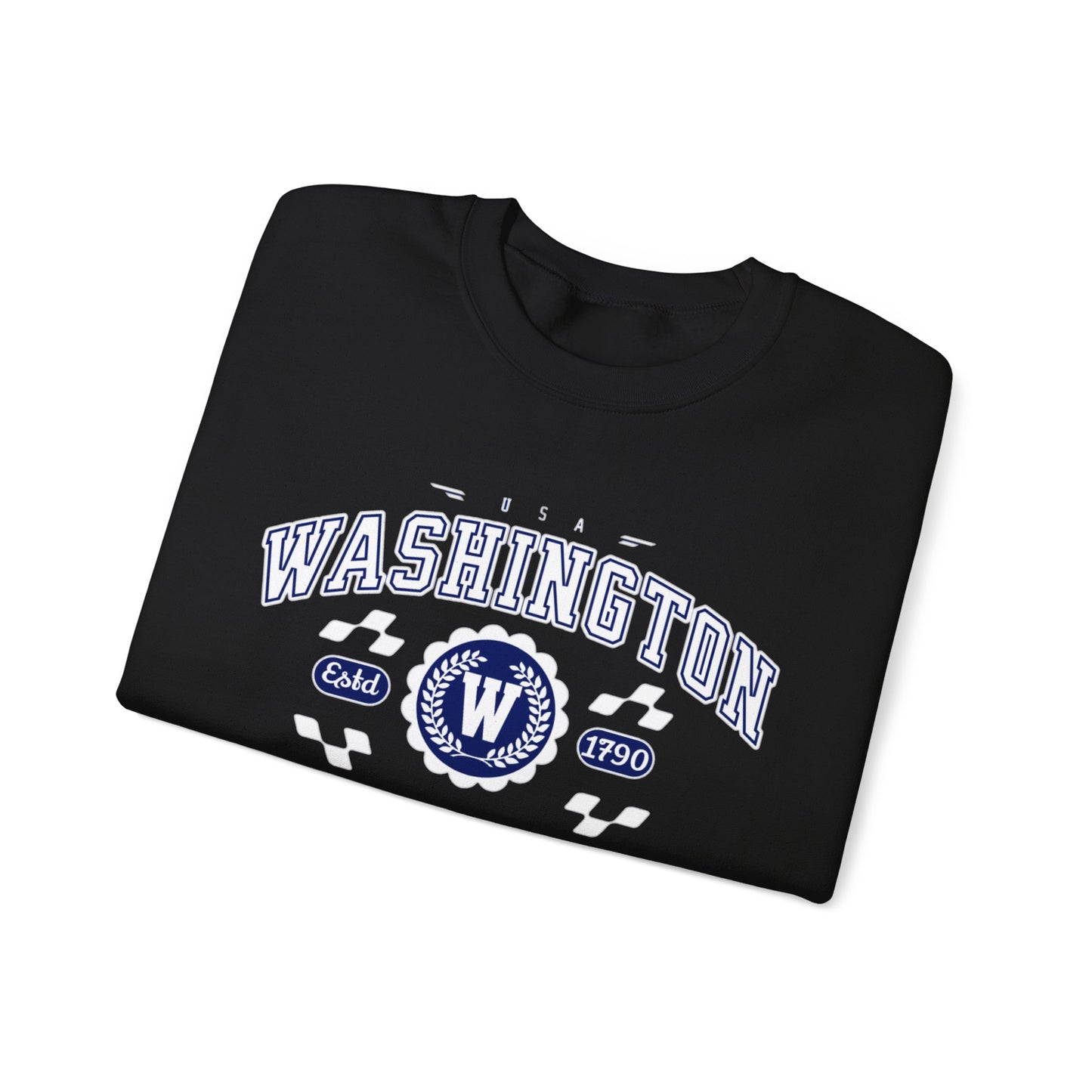 Vintage Washington DC Athletic Sports Design varsity pullover sweater  Crewneck Sweatshirt