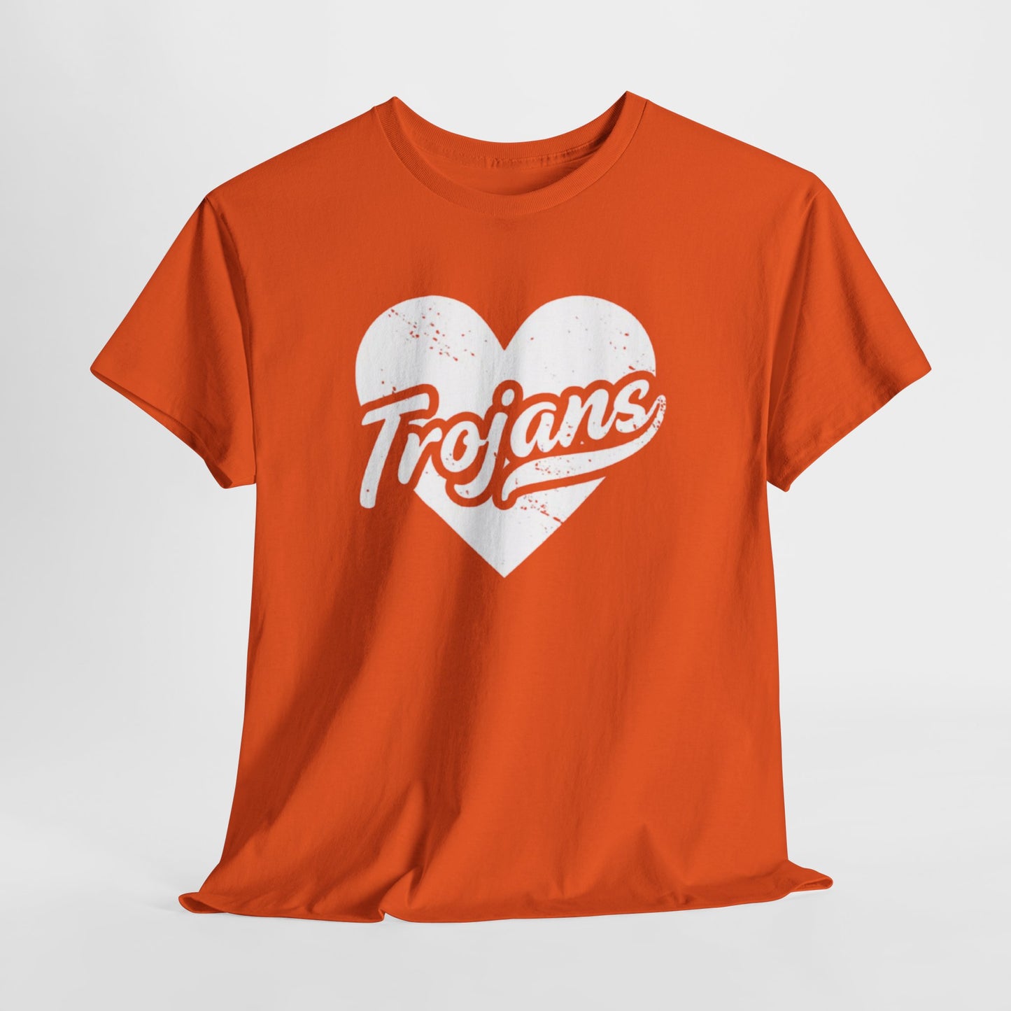 Unisex California Trojans Heart Tee - Casual Style, Sports Lovers Apparel, Sports Fan Gift, Everyday Wear, College Spirit Shirt, Team Pride Top