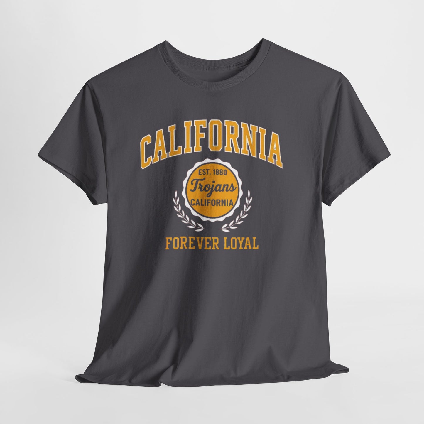California Trojans Unisex Heavy Cotton Tee, Casual Wear, Sports Fan Apparel, College Pride, Gift for Graduates, Year-Round Comfort