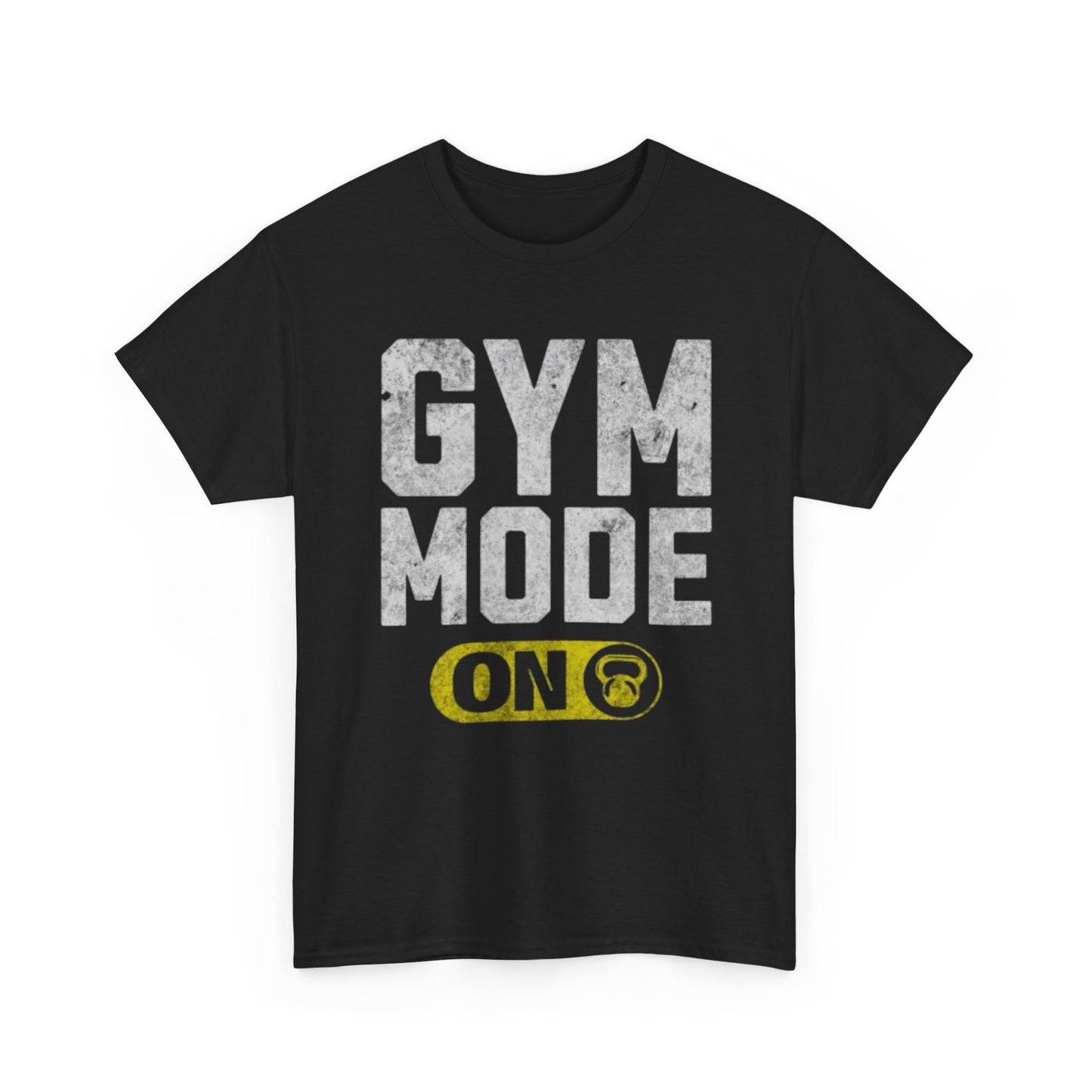 Gym Mode On" Motivational Fitness T-Shirt – Gym Apparel for Men & Women tee