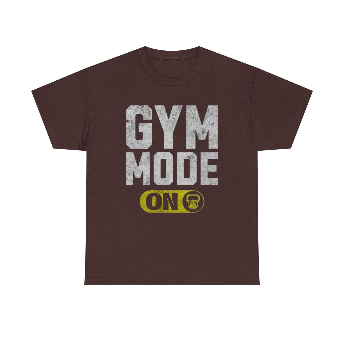 Gym Mode On" Motivational Fitness T-Shirt – Gym Apparel for Men & Women tee