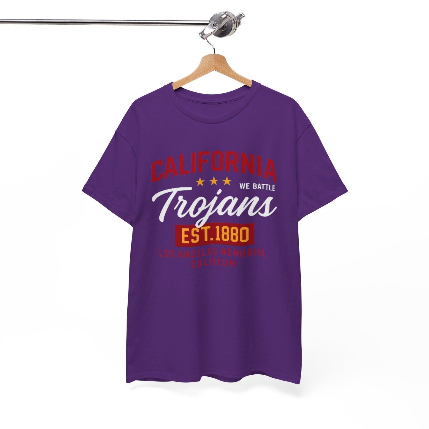 Urban Legend California Trojans Unisex Heavy Cotton Tee | College Spirit Wear, Casual T-Shirt, School Apparel
