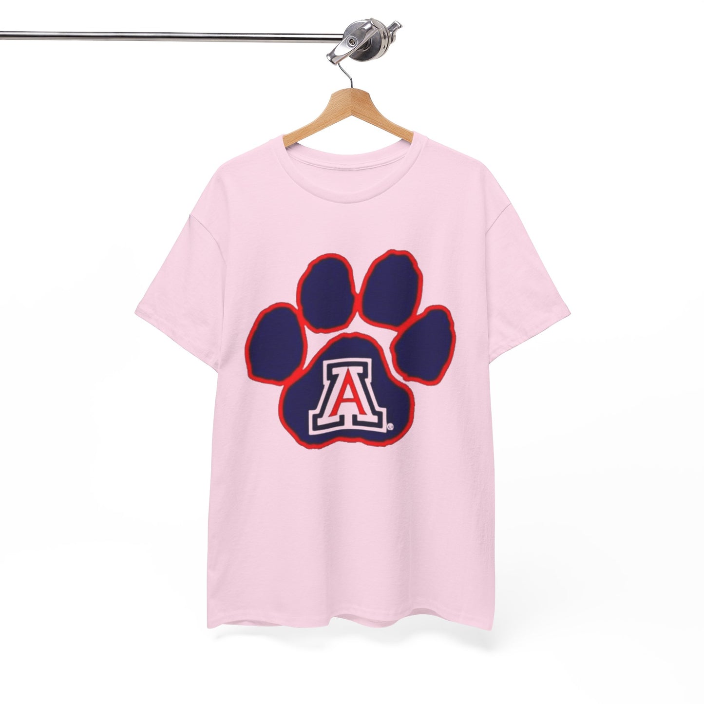 Urban Legend Arizona Wild Paw White T-Shirt | Blue and Red College Streetwear for Game Day