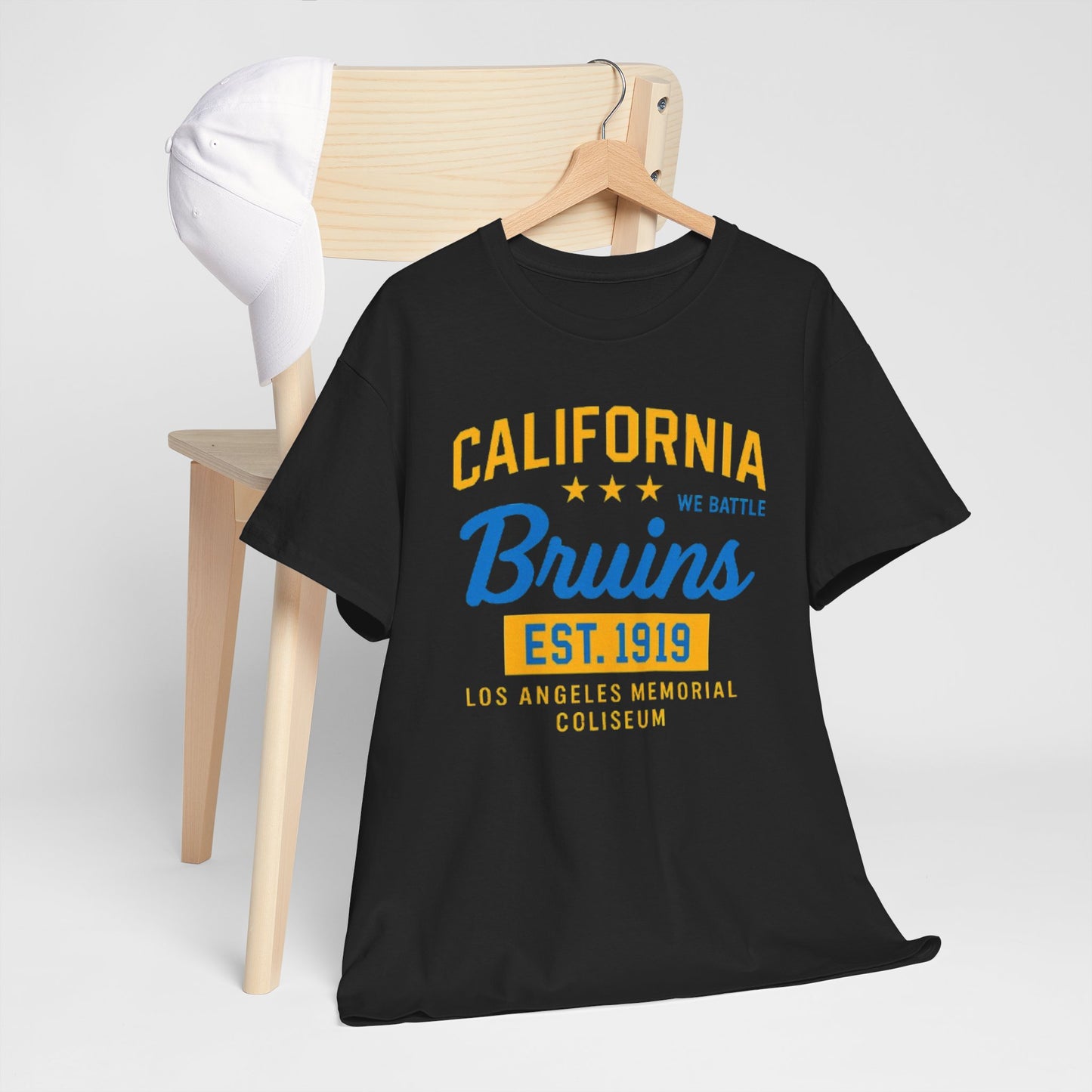 California Bruins Heavy Cotton Tee, Comfortable Unisex T-shirt, Perfect for Game Day, Sports Fans, Casual Wear, Gift Idea