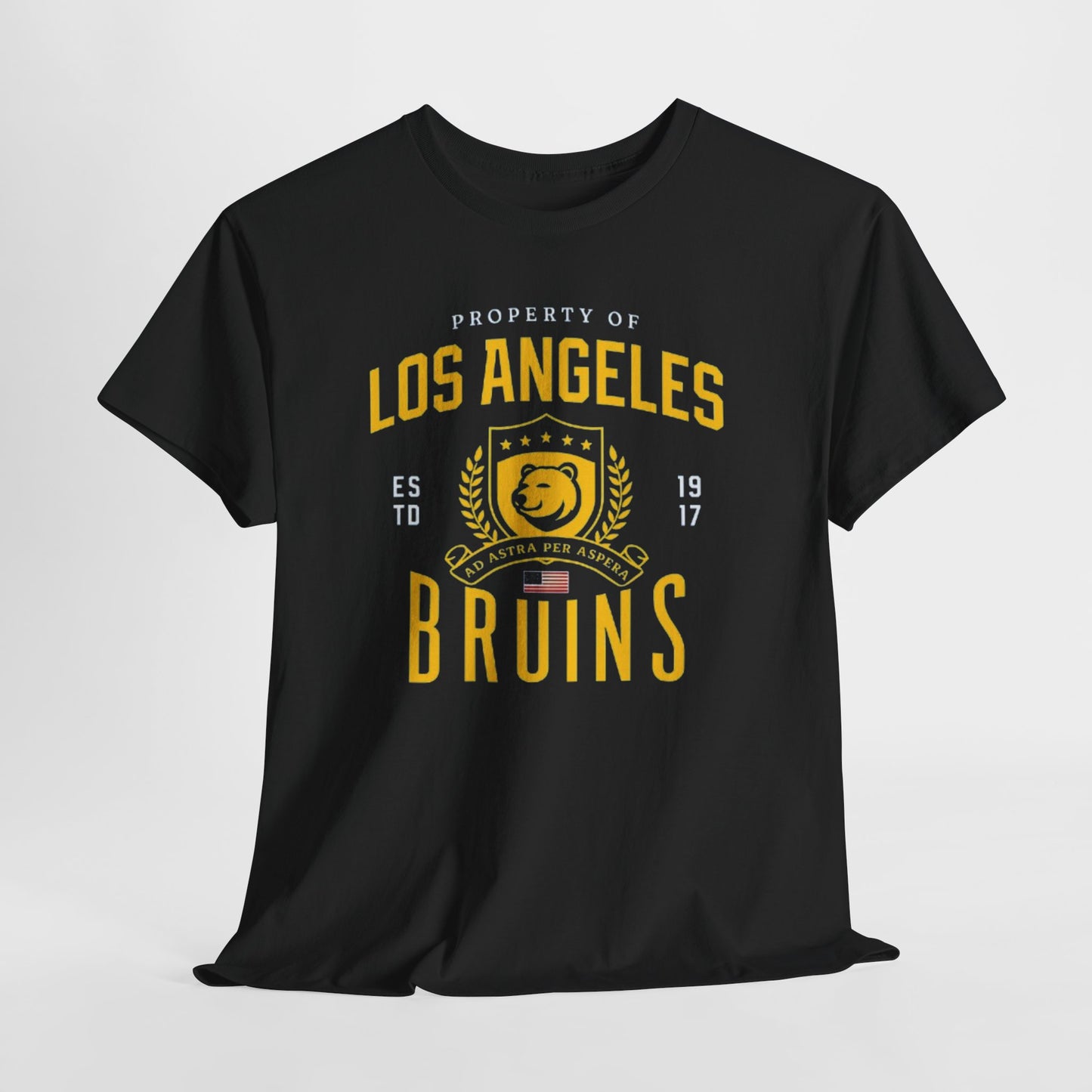 Vintage Los Angeles Bruins Tee - Unisex Heavy Cotton T-Shirt, Sports Apparel, Retro Graphic Tee, Casual Wear, Gift for Fans