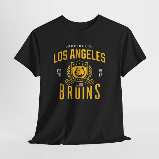Vintage Los Angeles Bruins Tee - Unisex Heavy Cotton T-Shirt, Sports Apparel, Retro Graphic Tee, Casual Wear, Gift for Fans