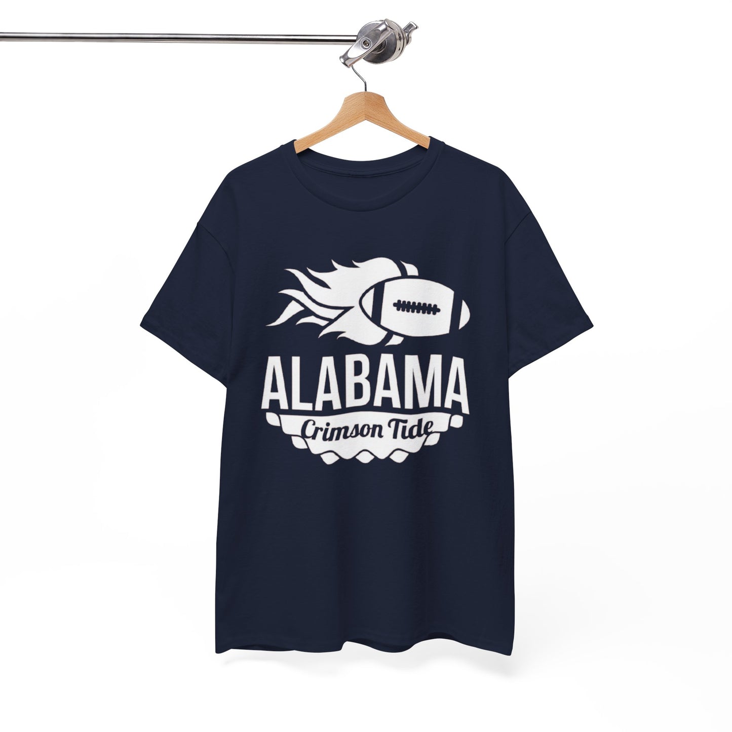 Urban Legend Alabama Crimson Tide Red Football Flame T-Shirt | Southern College Game Day Streetwear