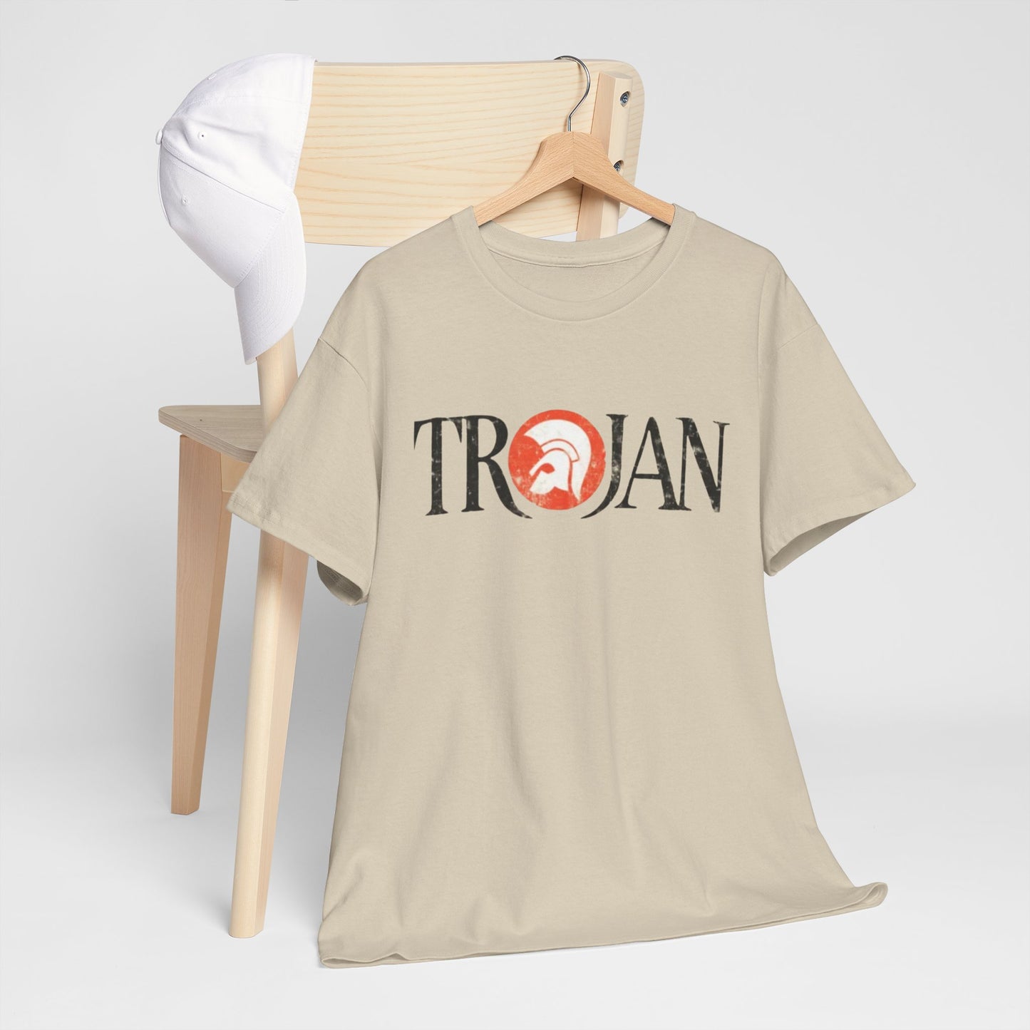 California Trojans Unisex Heavy Cotton Tee - Casual Streetwear, Graphic T-shirt, College Apparel, Perfect for Game Days, Gift Idea