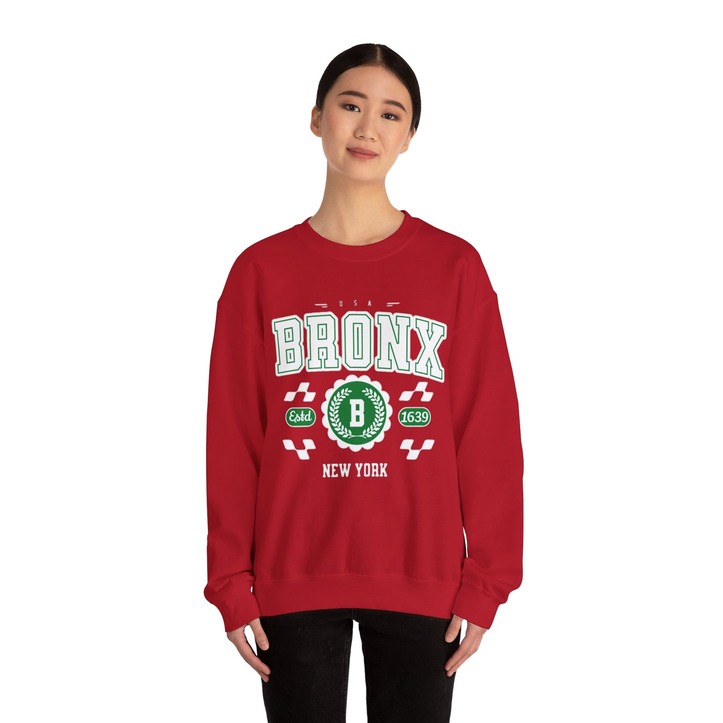 Vintage Bronx New York NY Athletic Sports Design Crewneck Sweatshirt