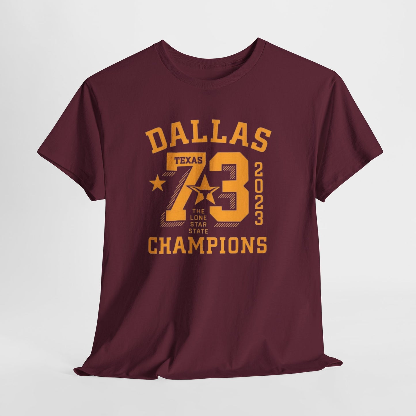 Dallas Champions Tee - Unisex Heavy Cotton T-Shirt, Casual Wear, Sports Events, Gift for Fans, Dallas Texas