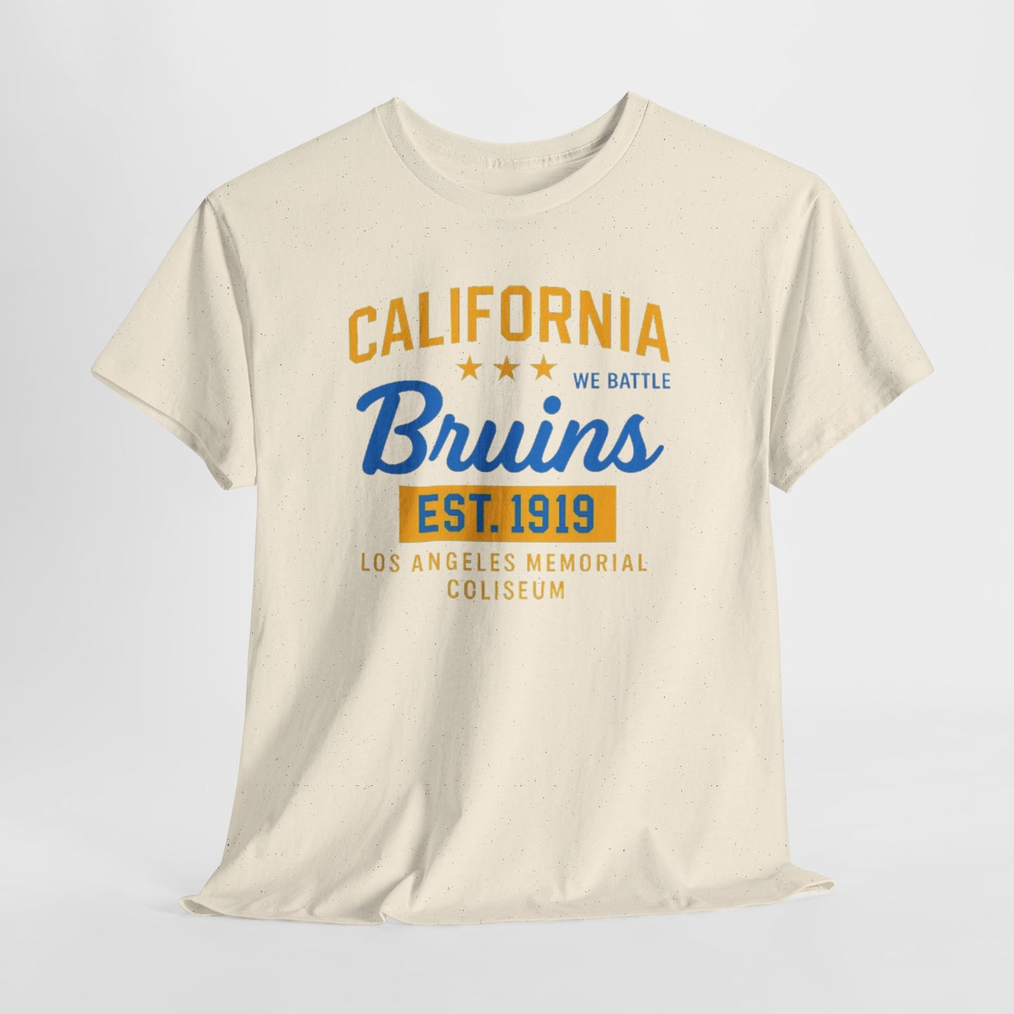 California Bruins Heavy Cotton Tee, Comfortable Unisex T-shirt, Perfect for Game Day, Sports Fans, Casual Wear, Gift Idea