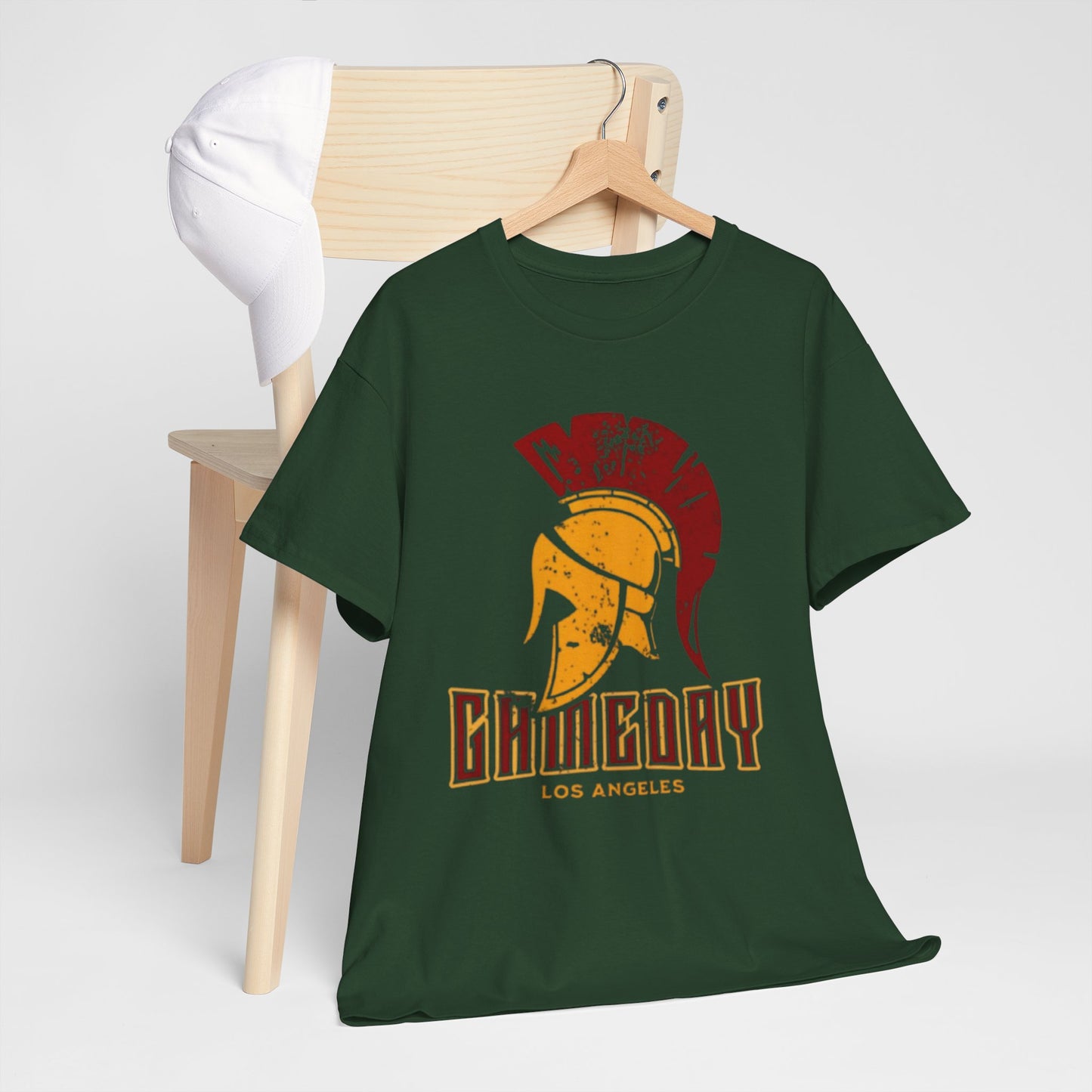 Gameday California Trojans Heavy Cotton Tee, Sports T-Shirt, Game Day Shirt, Los Angeles Tee, Casual Men’s and Women’s Apparel, Comfortable Team Wear