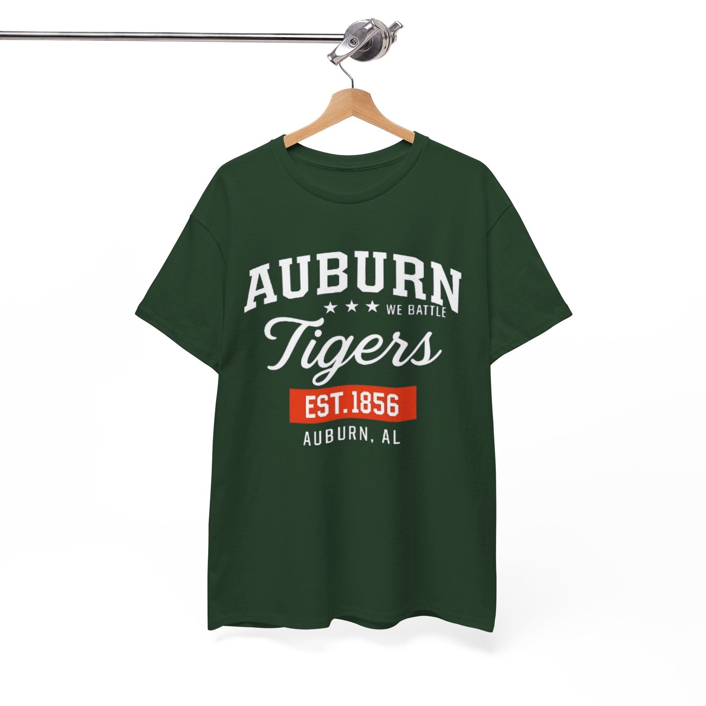 Urban Legend Auburn Tigers Retro Style Tee | Casual Graphic Shirt, College Apparel, Everyday Wear, Gift for Sports Fans, Est. 1856