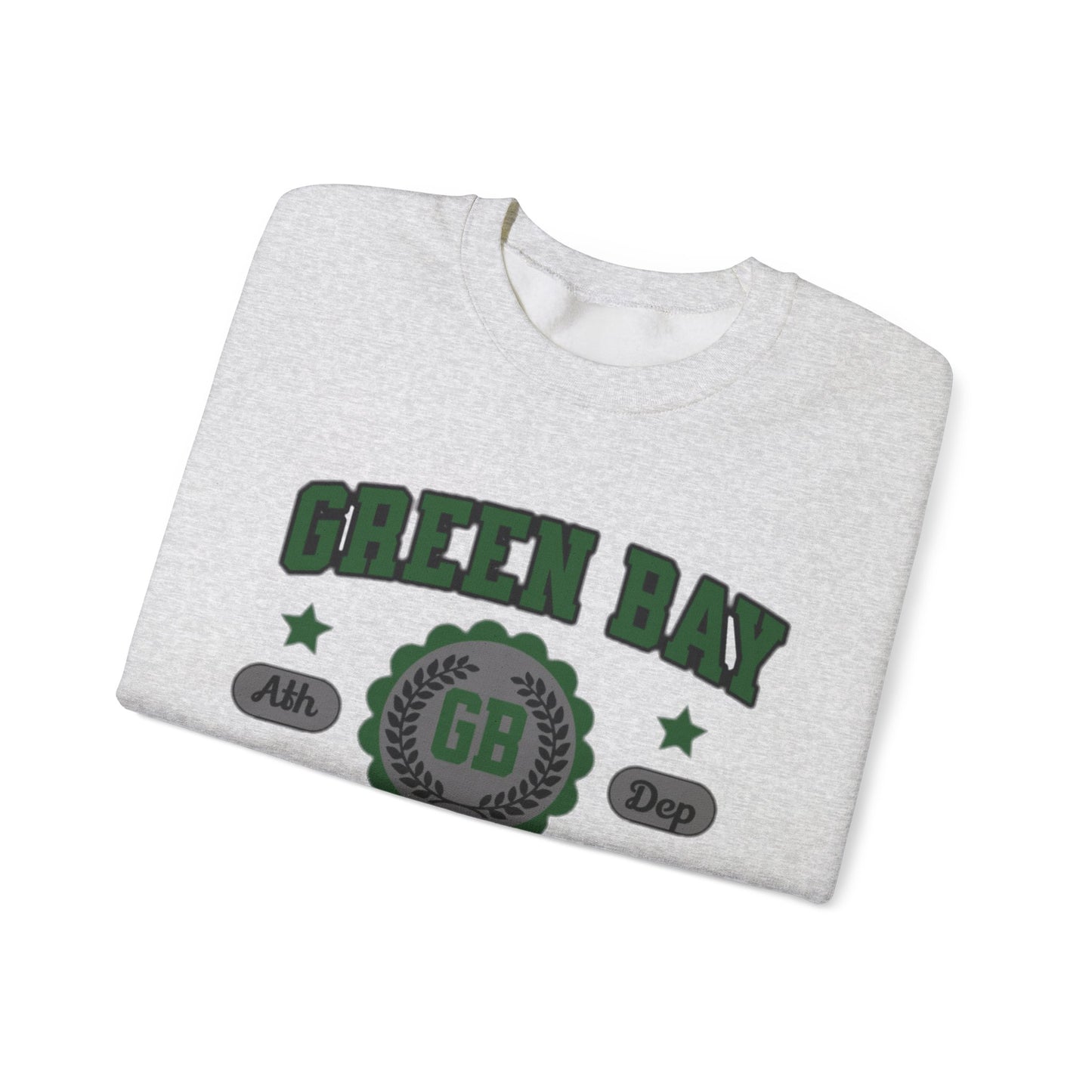 Wisconsin Green Bay  Vintage Athletic Sports Design Crewneck Sweatshirt