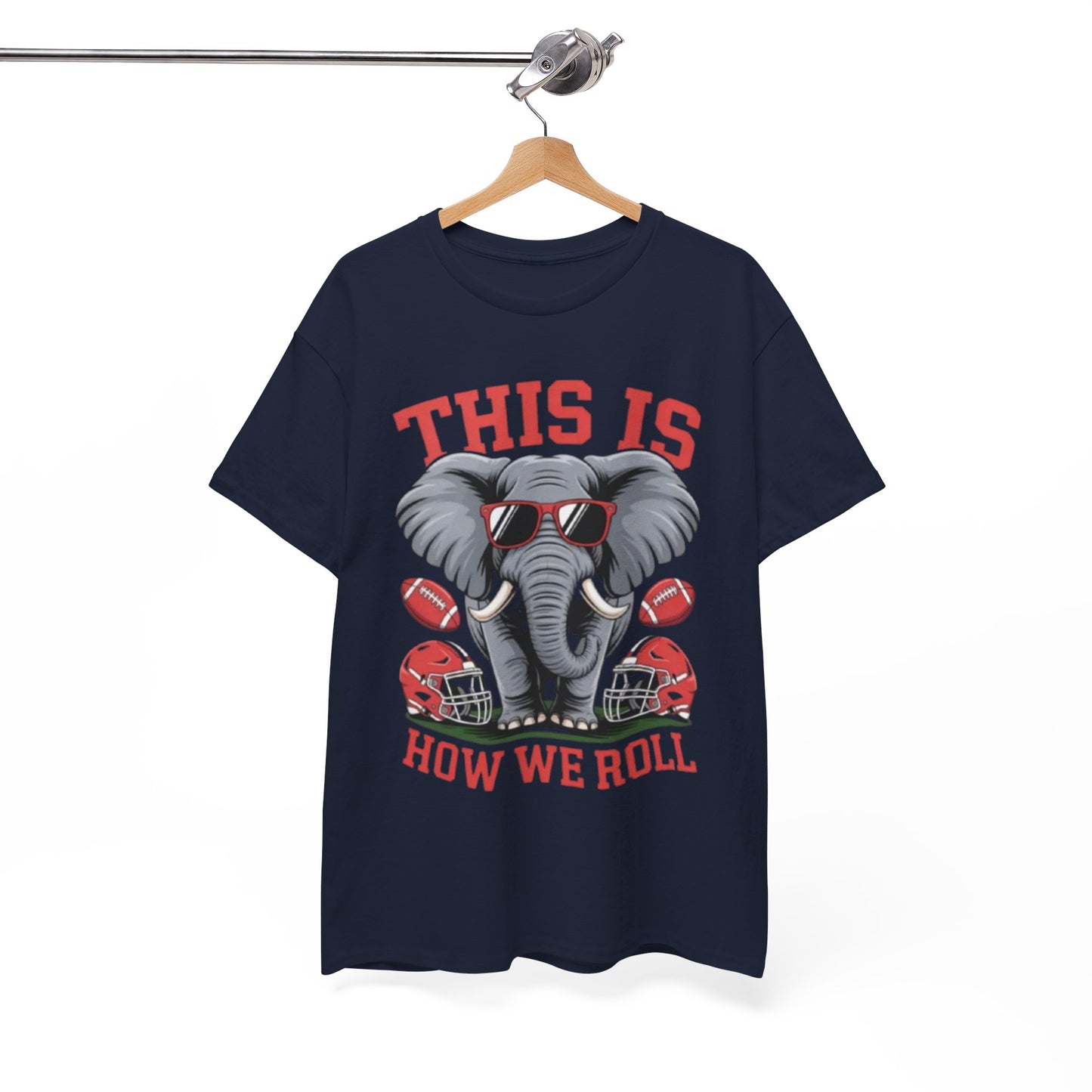 Urban Legend Alabama “This Is How We Roll” Elephant Football Unisex T-Shirt