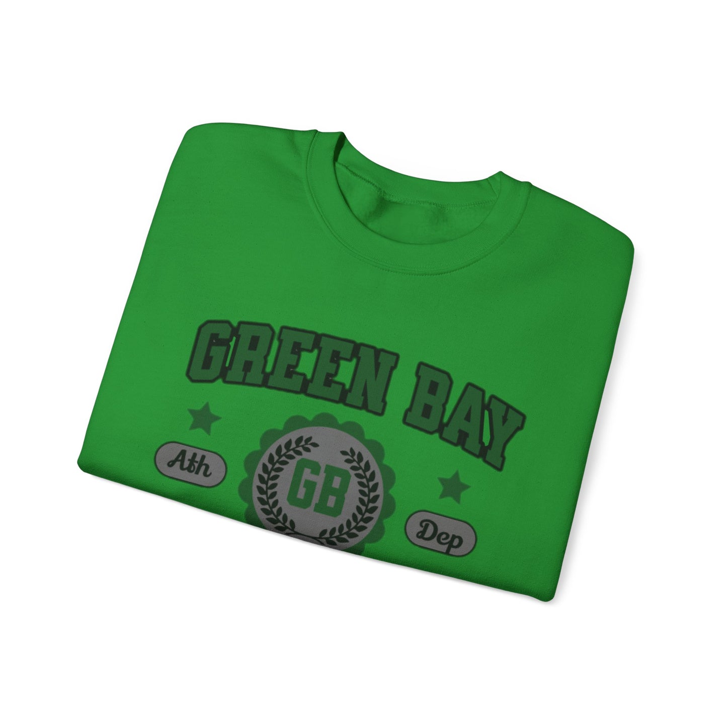 Wisconsin Green Bay  Vintage Athletic Sports Design Crewneck Sweatshirt