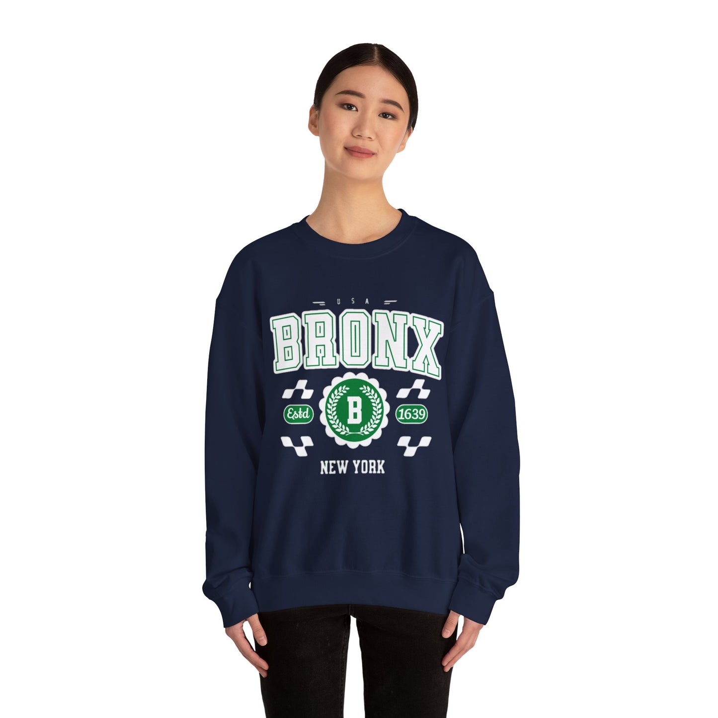 Vintage Bronx New York NY Athletic Sports Design Crewneck Sweatshirt