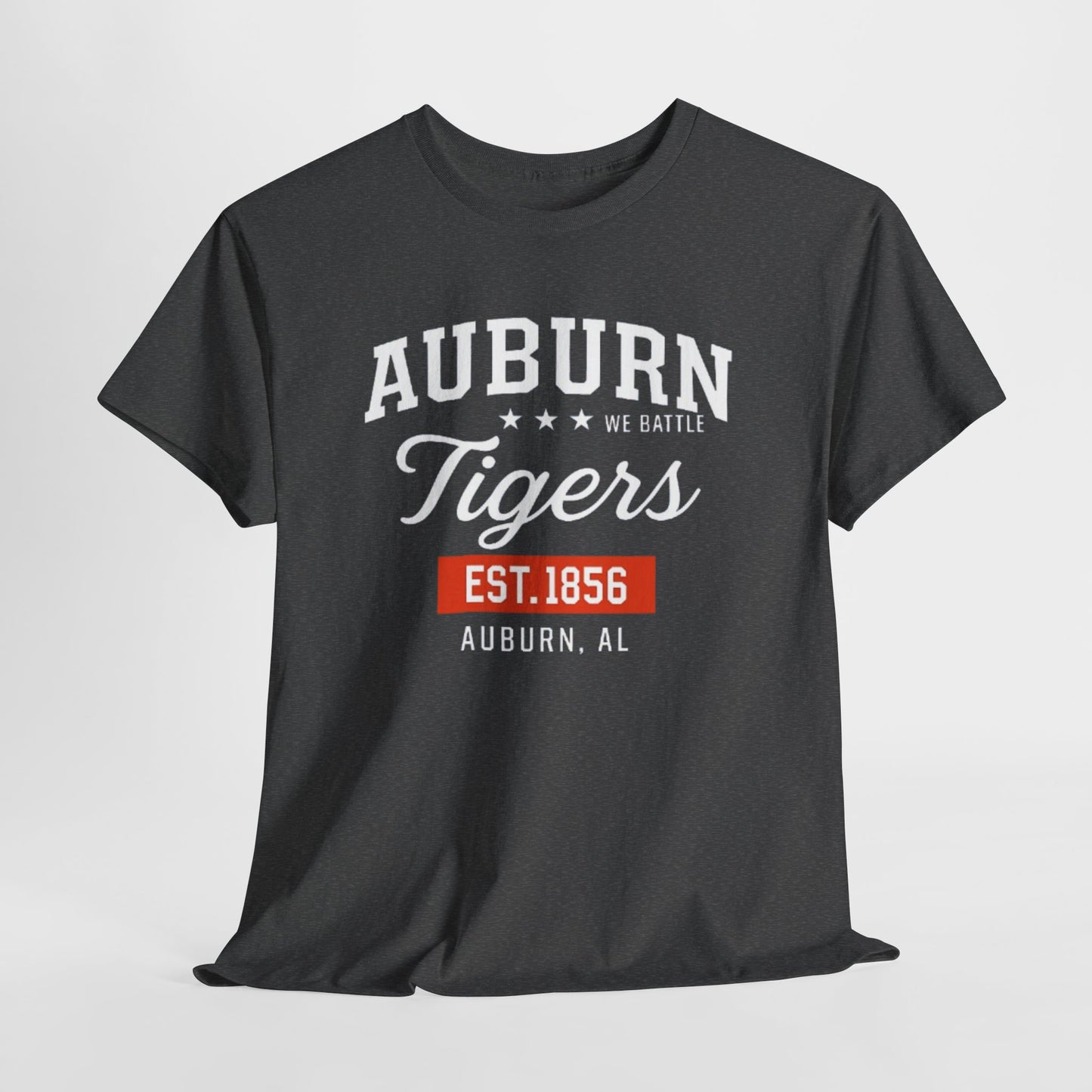 Urban Legend Auburn Tigers Retro Style Tee | Casual Graphic Shirt, College Apparel, Everyday Wear, Gift for Sports Fans, Est. 1856