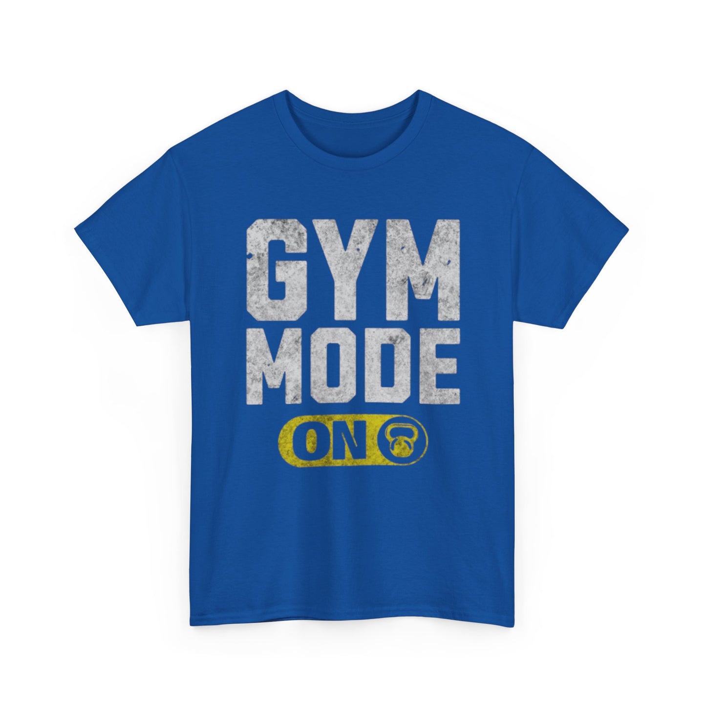 Gym Mode On" Motivational Fitness T-Shirt – Gym Apparel for Men & Women tee