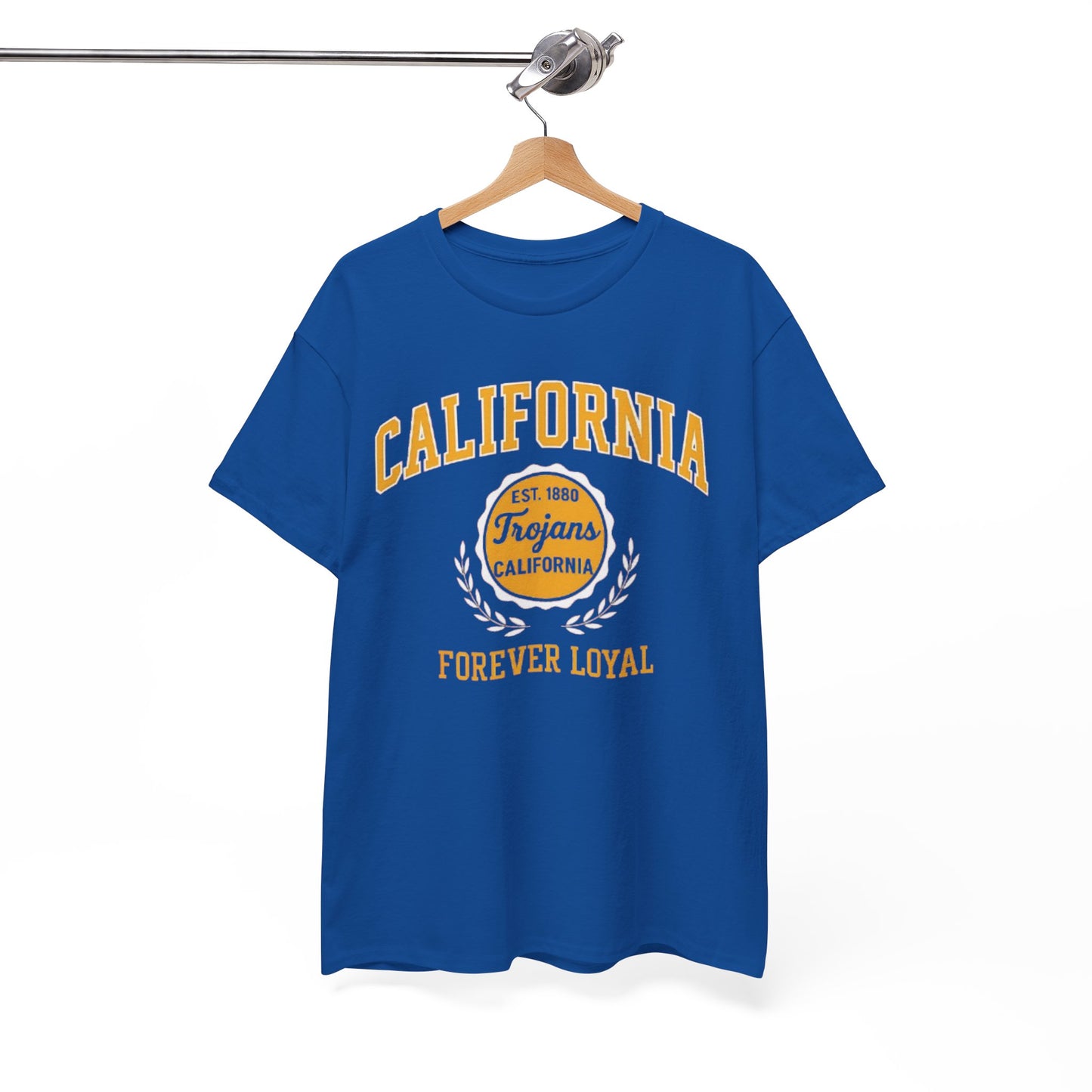 California Trojans Unisex Heavy Cotton Tee, Casual Wear, Sports Fan Apparel, College Pride, Gift for Graduates, Year-Round Comfort
