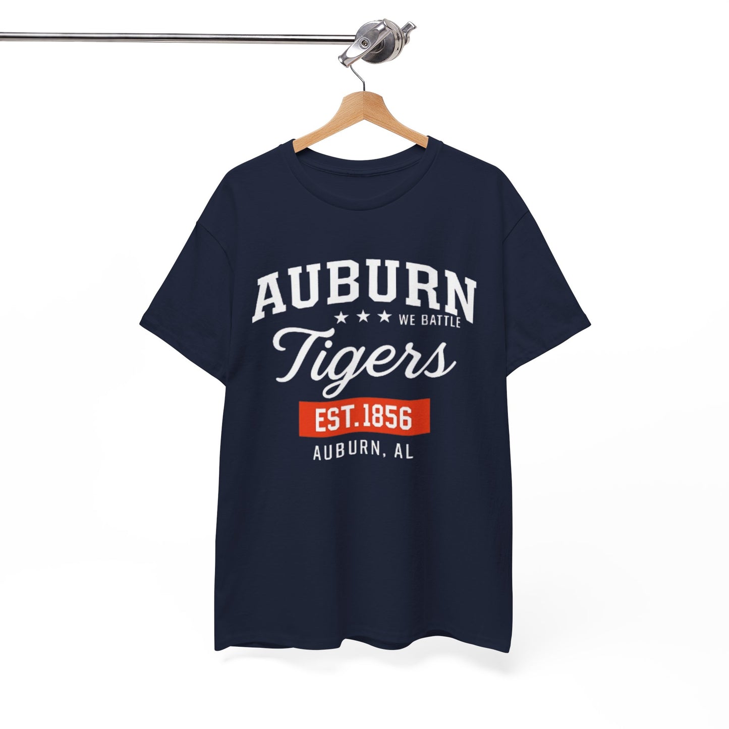 Urban Legend Auburn Tigers Retro Style Tee | Casual Graphic Shirt, College Apparel, Everyday Wear, Gift for Sports Fans, Est. 1856