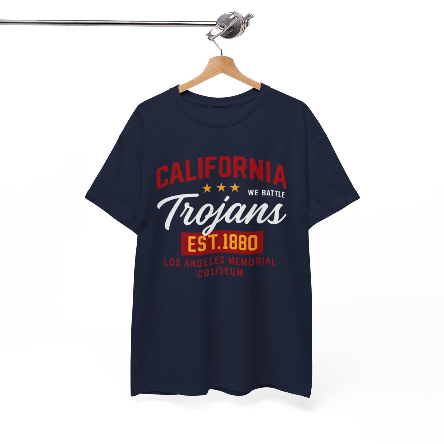 Urban Legend California Trojans Unisex Heavy Cotton Tee | College Spirit Wear, Casual T-Shirt, School Apparel