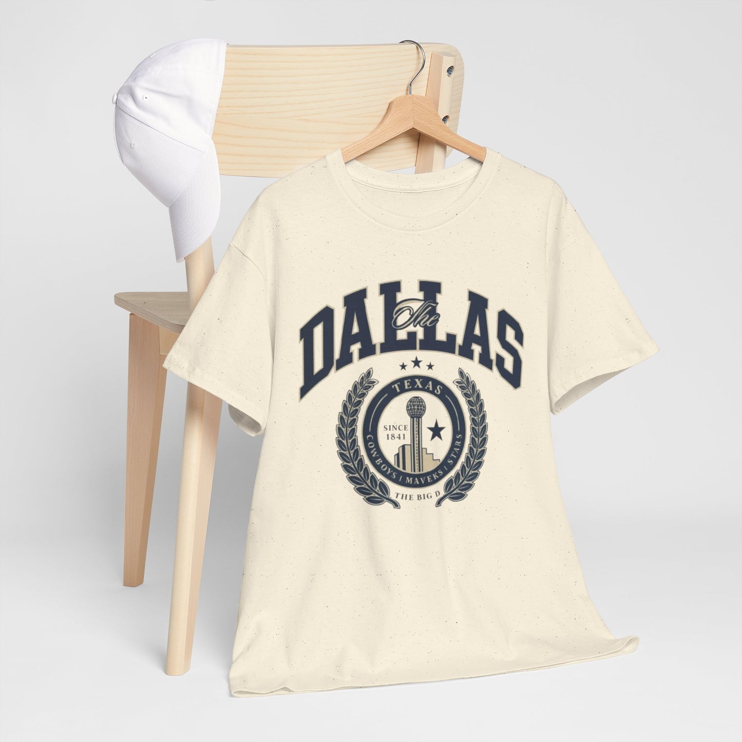 Dallas Heritage Unisex Heavy Cotton Tee, Dallas T-Shirt, Casual Wear, Souvenir Shirt, Vintage Tee, Gift for Texas Lovers