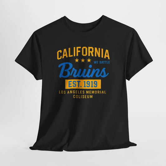 California Bruins Heavy Cotton Tee, Comfortable Unisex T-shirt, Perfect for Game Day, Sports Fans, Casual Wear, Gift Idea