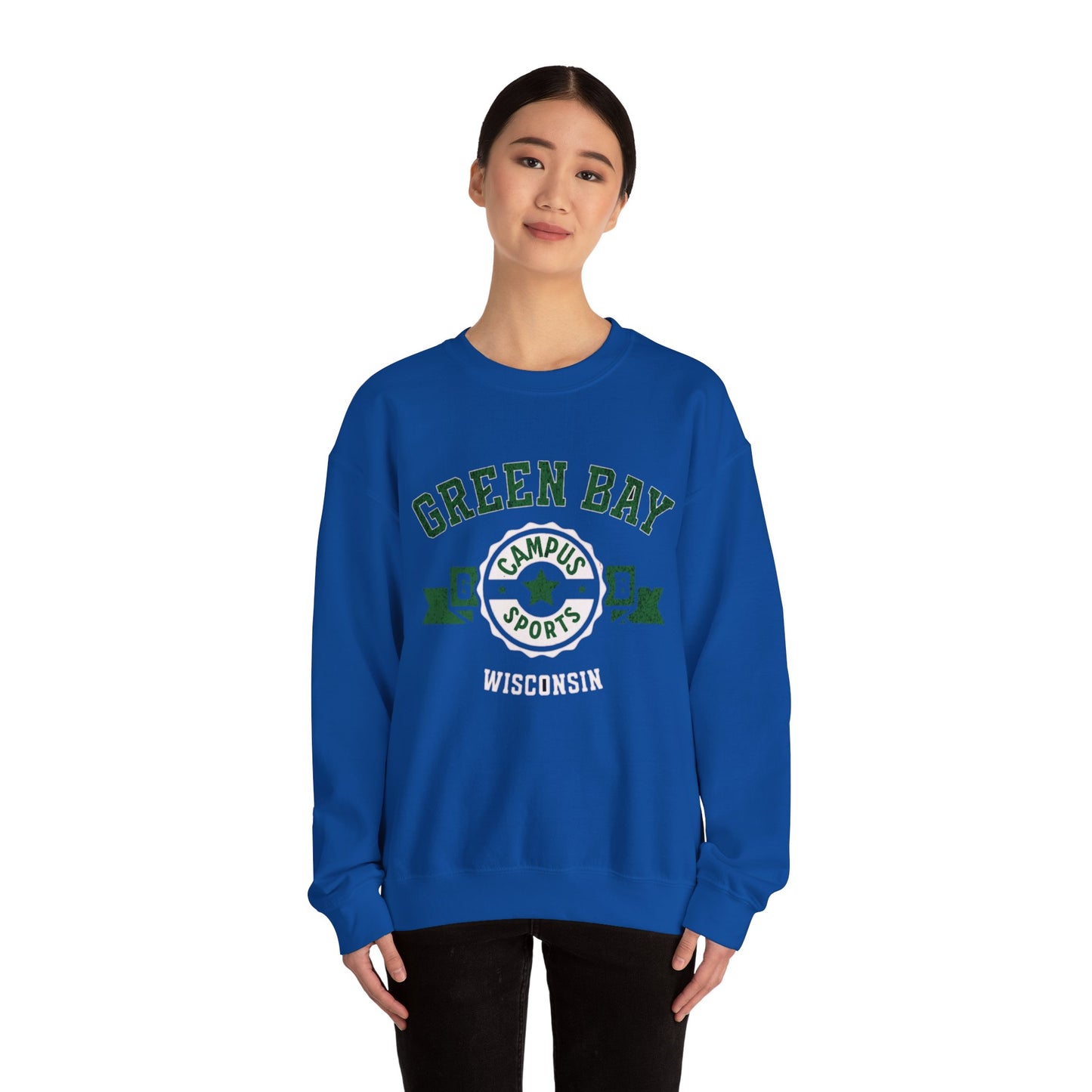 Vintage Green Bay Athletic Sports Design varsity pullover sweater  Crewneck Sweatshirt