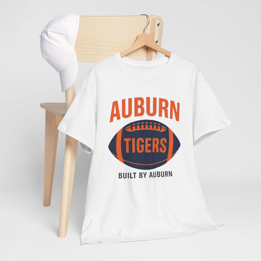 Auburn Tigers Unisex Heavy Cotton Tee - Perfect for Game Days, Casual Wear, Sports Fans, College Apparel, Auburn Gifts