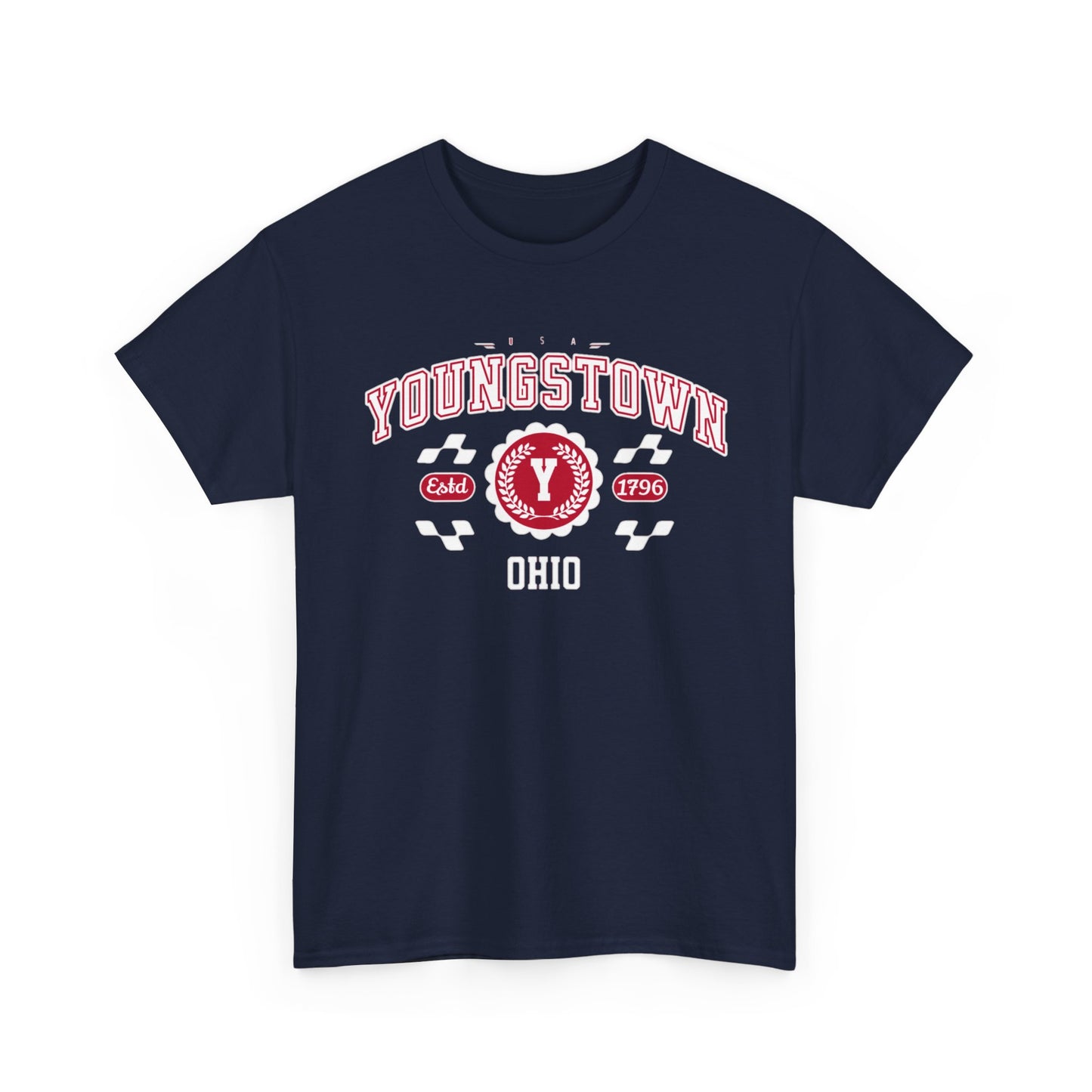Youngstown Ohio Athletic T-Shirt - Classic Unisex Varsity Sports Tee for Men & Women