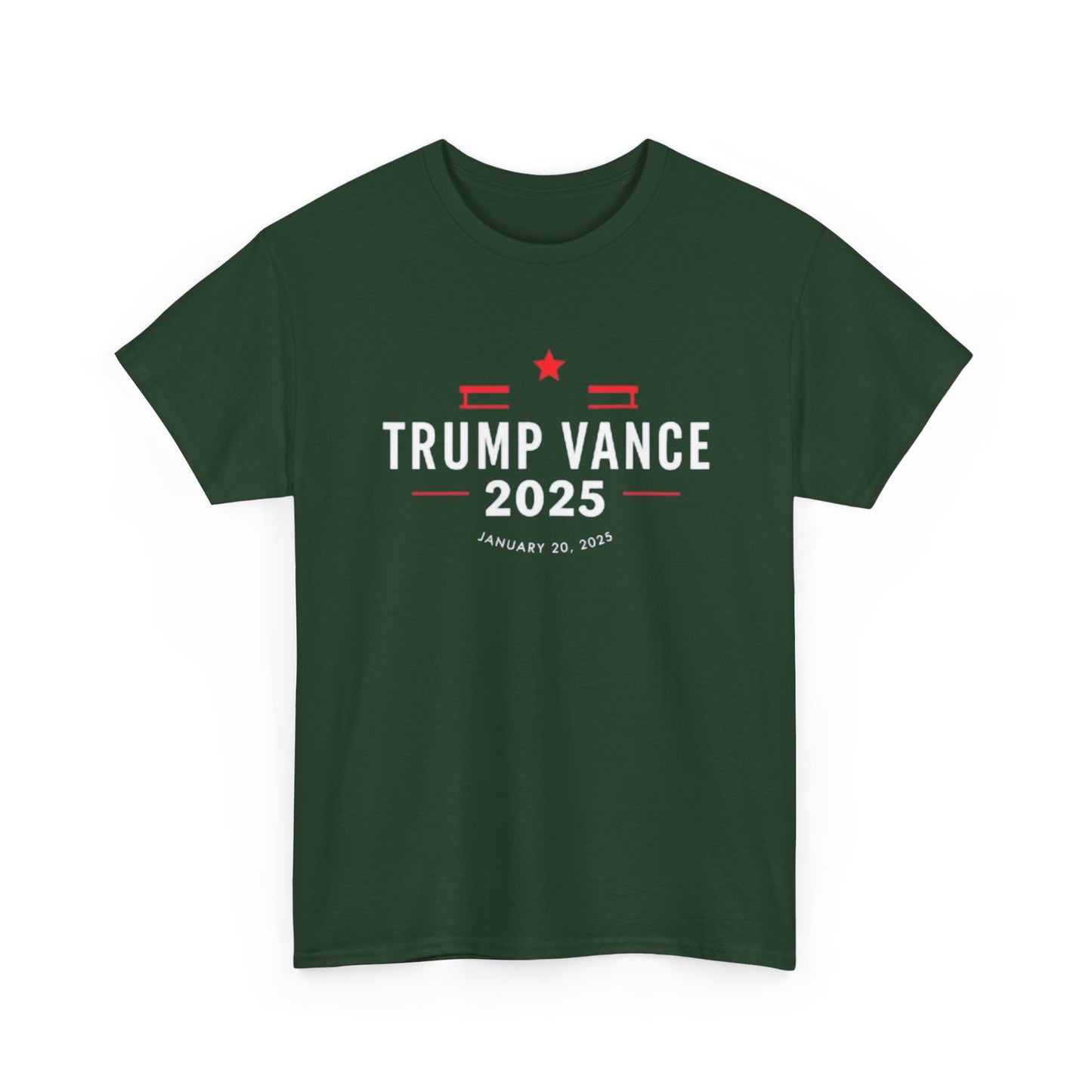 Trump Vance Inauguration Day 2025 January 20 2025 President T-Shirt  patriotic design republican support Cotton Tee