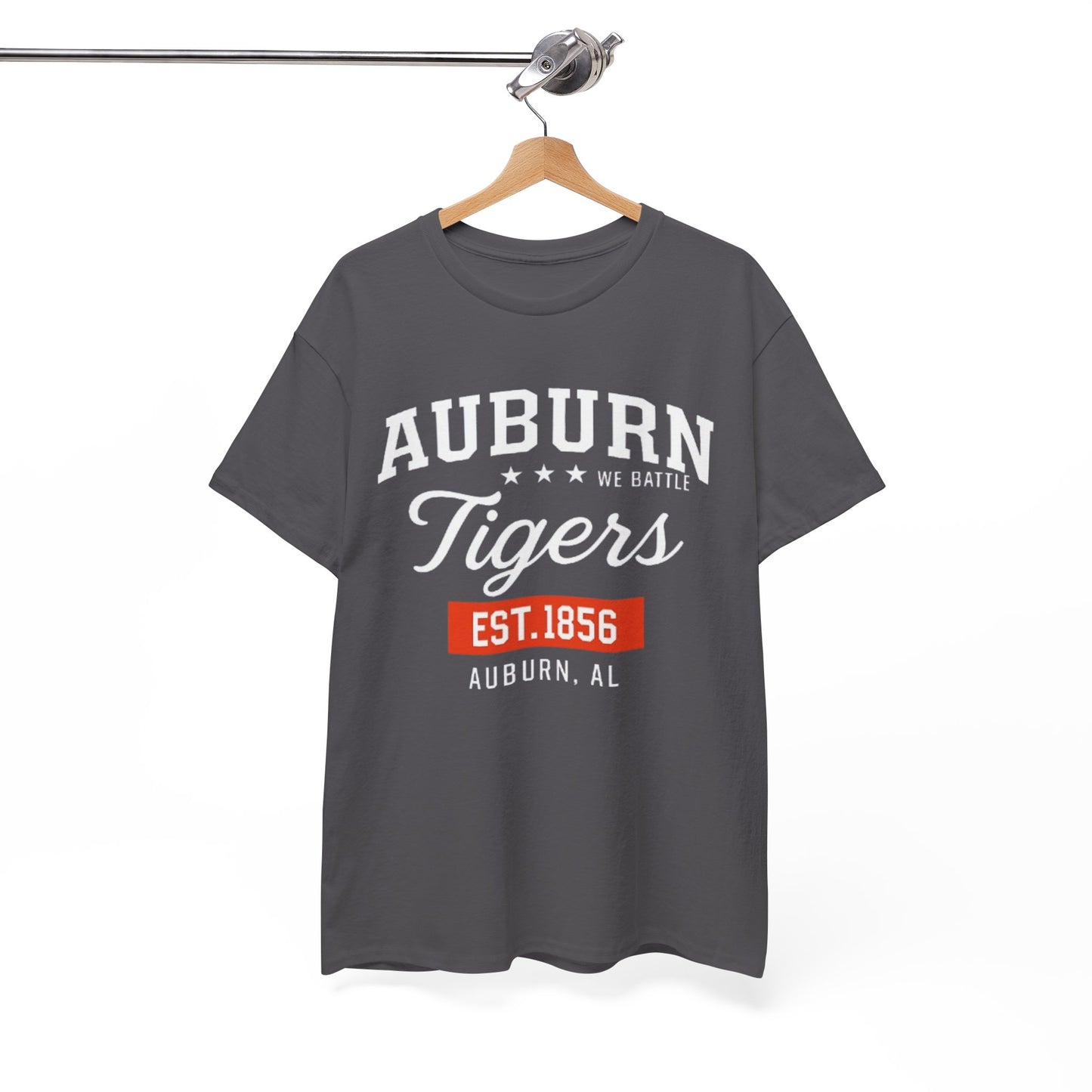Urban Legend Auburn Tigers Retro Style Tee | Casual Graphic Shirt, College Apparel, Everyday Wear, Gift for Sports Fans, Est. 1856