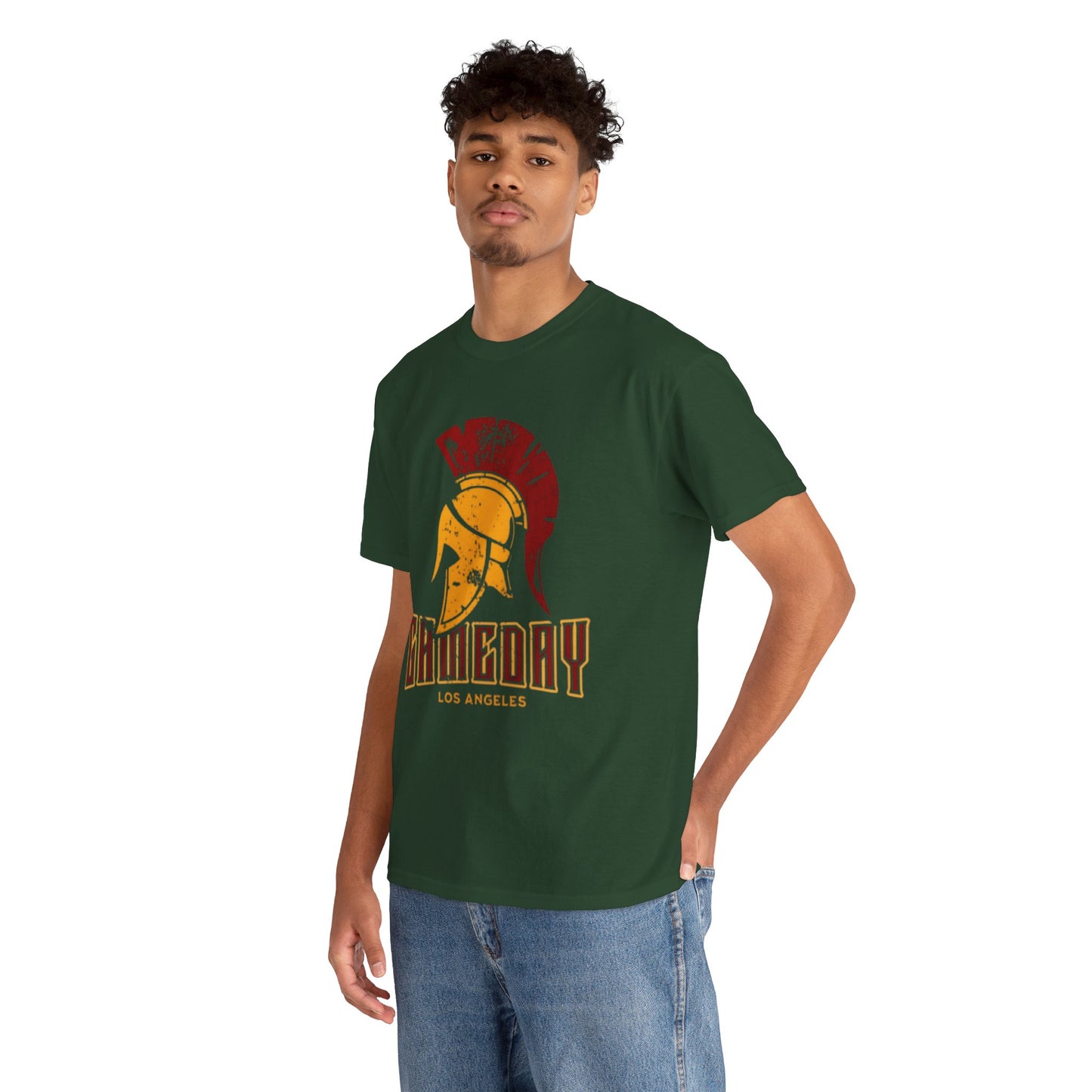Gameday California Trojans Heavy Cotton Tee, Sports T-Shirt, Game Day Shirt, Los Angeles Tee, Casual Men’s and Women’s Apparel, Comfortable Team Wear