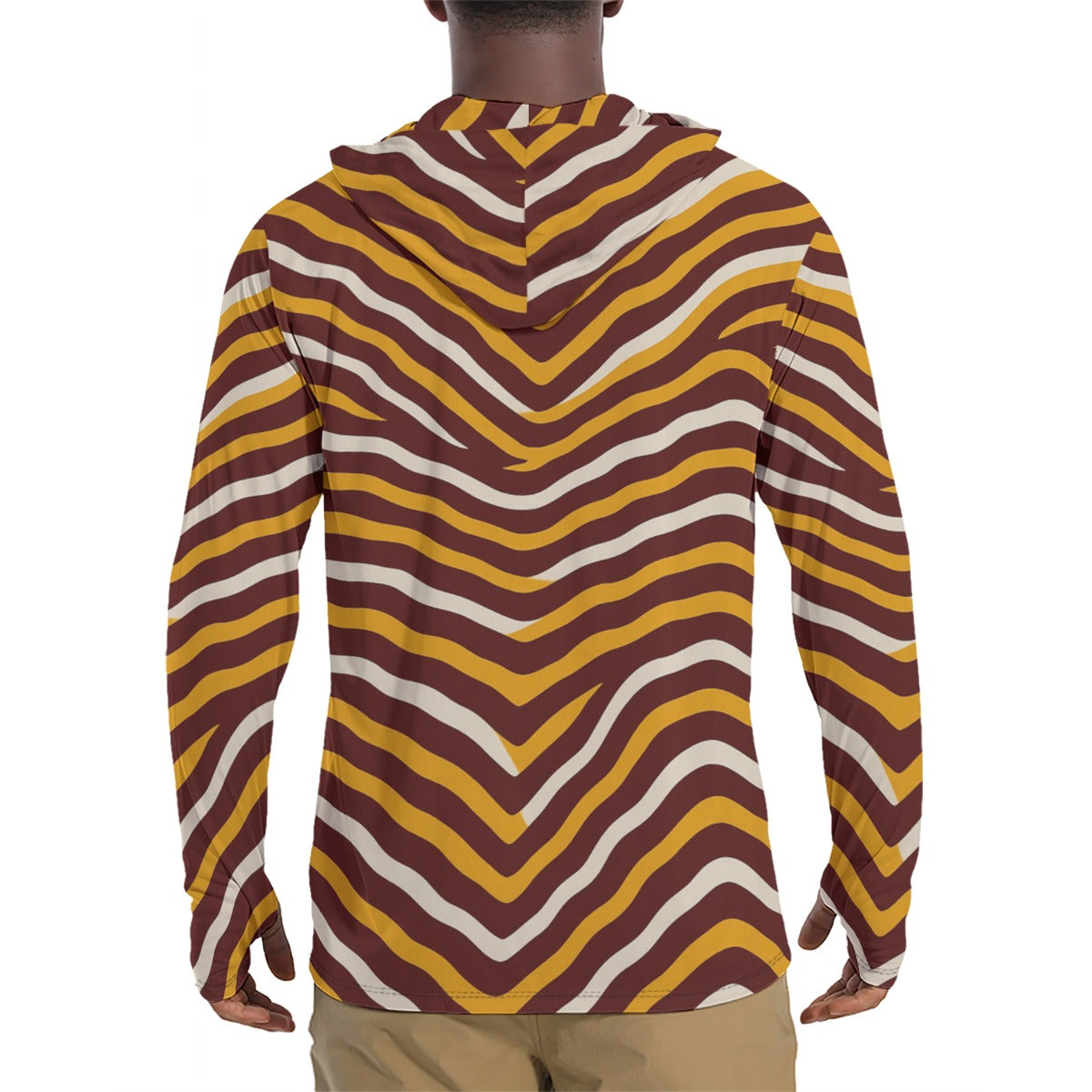 Washington Commanders Men's Sunscreen  Sports Hoodie With Thumb Holes