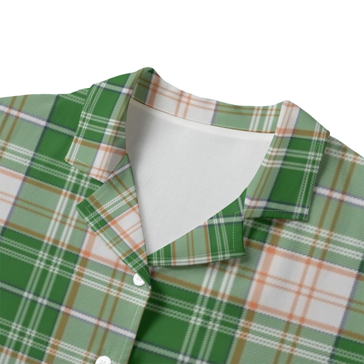 Miami Tartan Plaid Hurricanes Women's Hawaii Shirt | Rayon