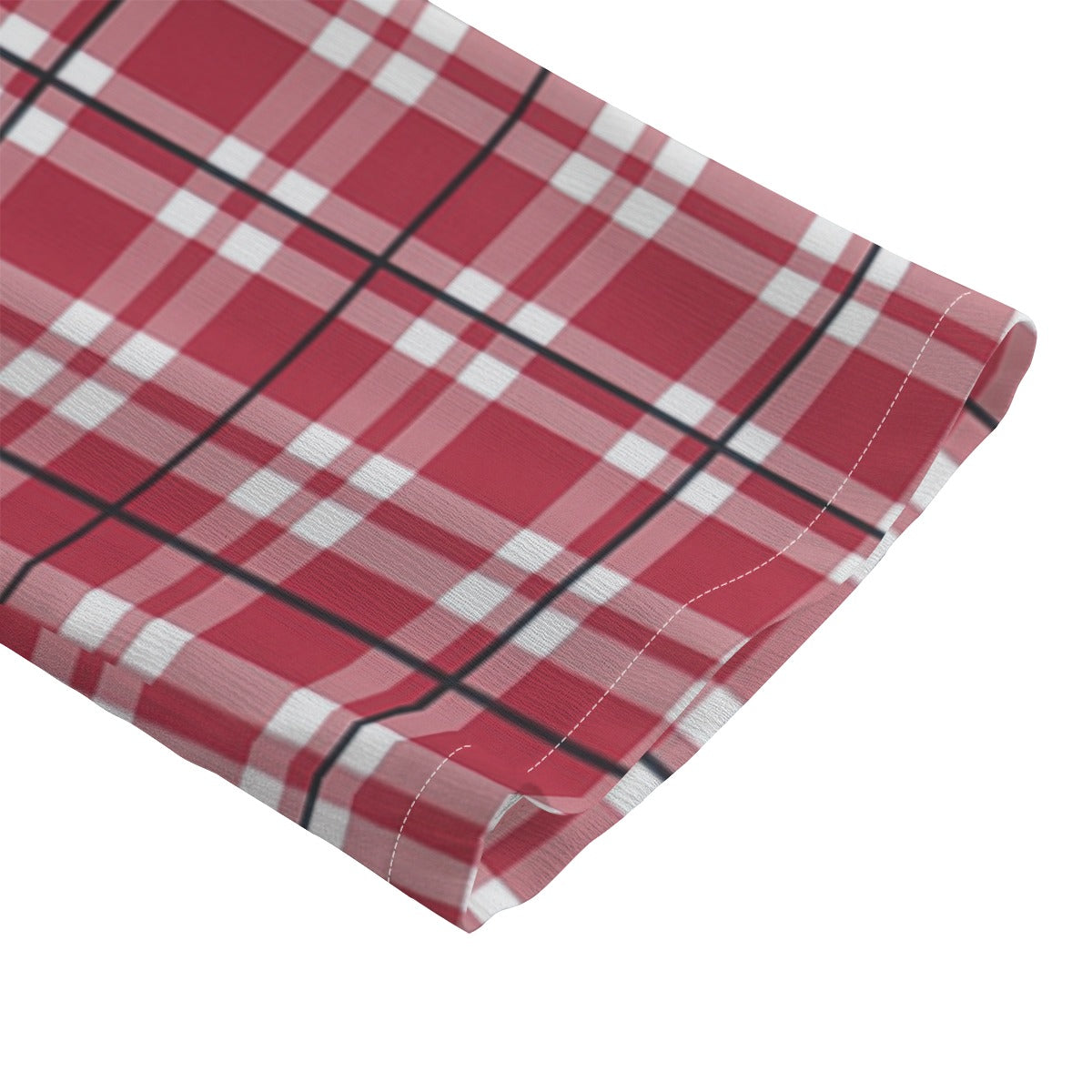 Arkansas - Razorbacks tartan Plaid  Women's Chiffon Shirt With Elbow Sleeve