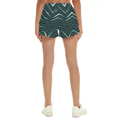 Philadelphia Football Game Day All-Over Print Women's Beach Shorts