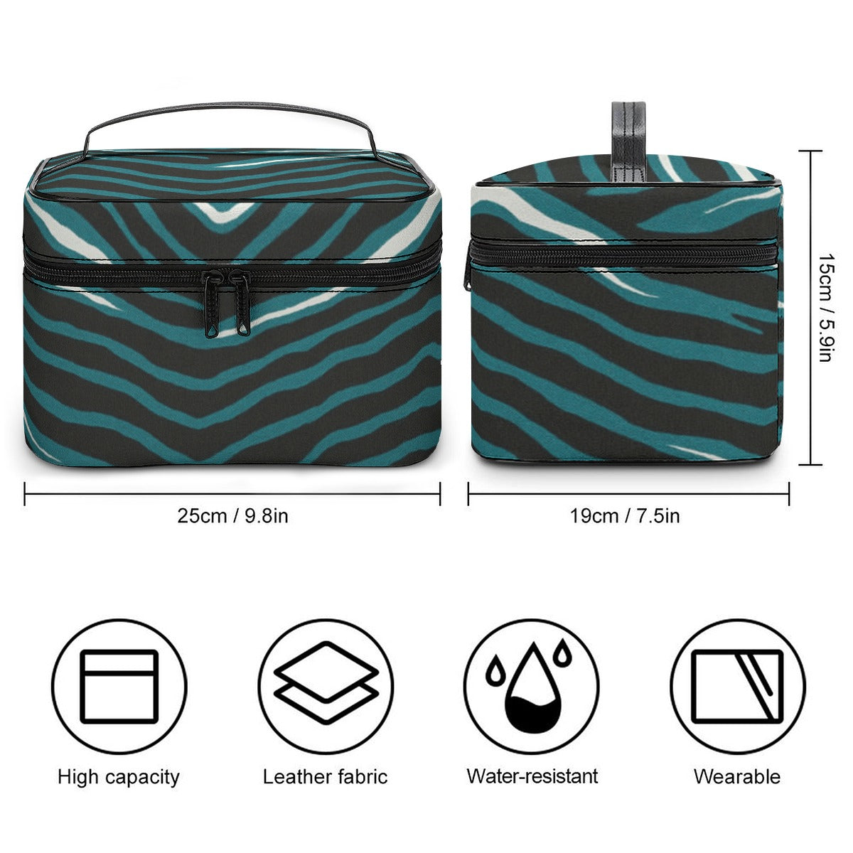 Philadelphia Football Game Day Large Capacity Toiletry Organizer Bag