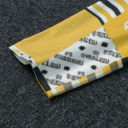 Pittsburgh Steelers All-Over Print Men's Raglan Sleeve Pajamas With Wide Ankles