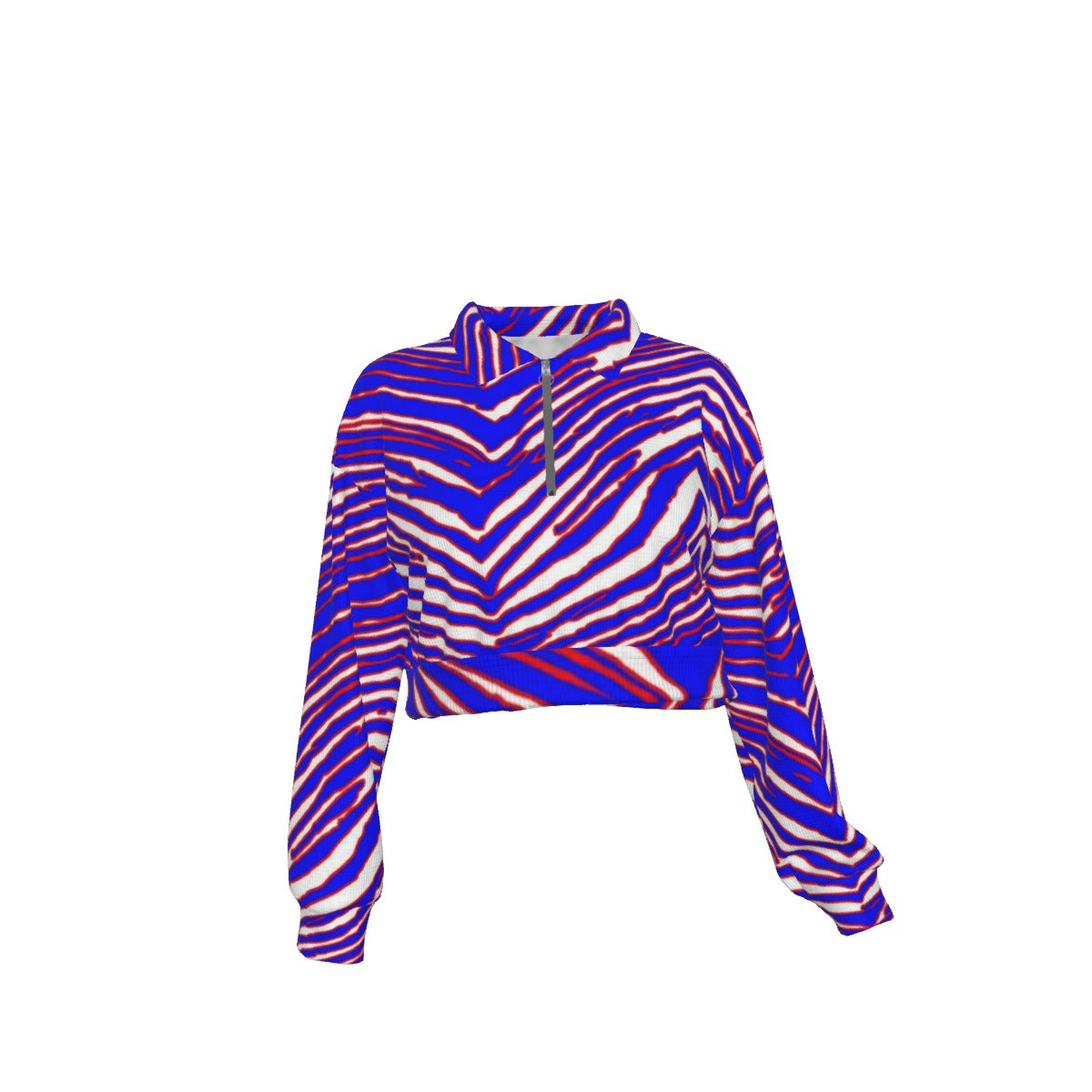 Buffalo Bills Zubaz Women's Hoodie with Half Zipper