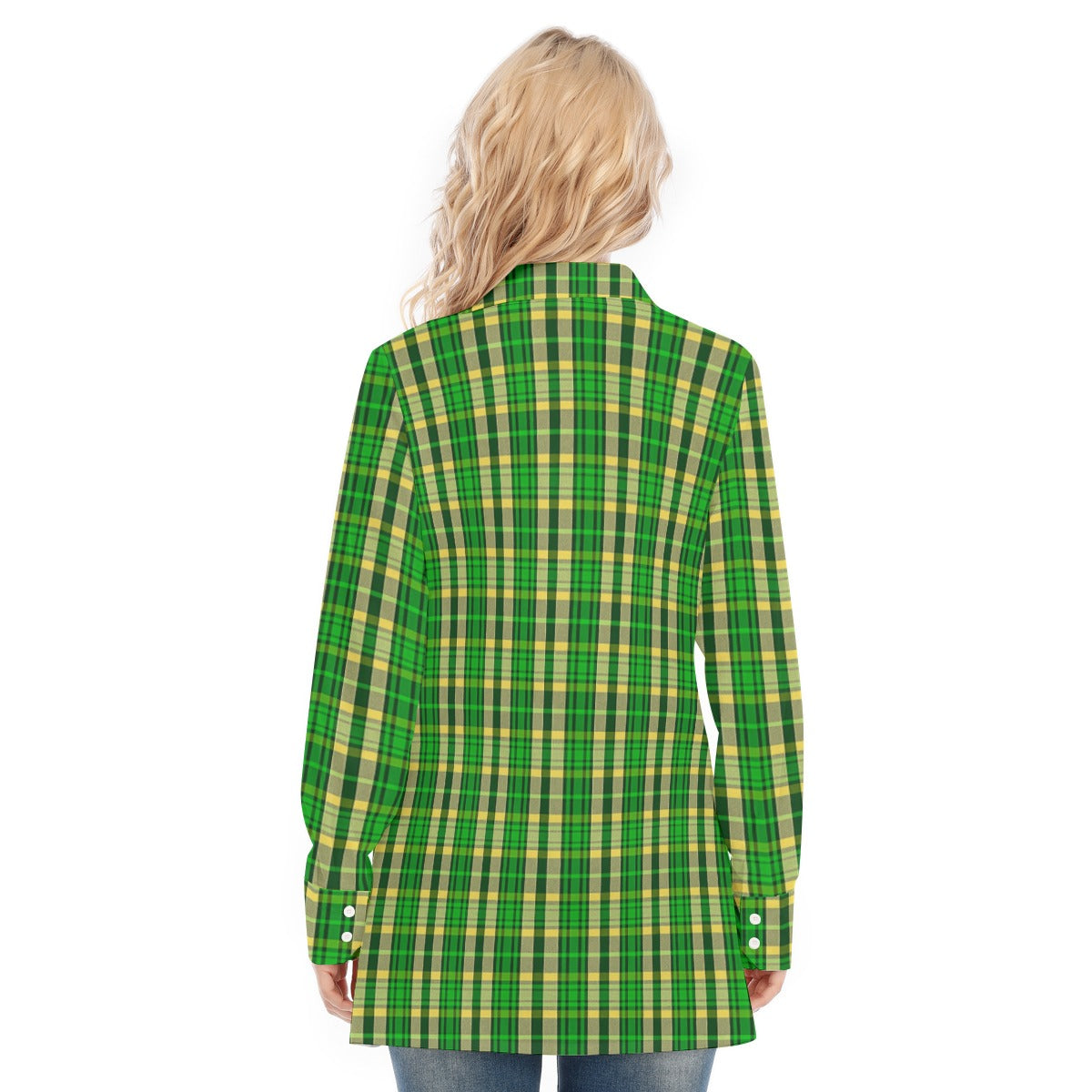 Oregon Tartan Plaid Ducks Women's Long Shirt