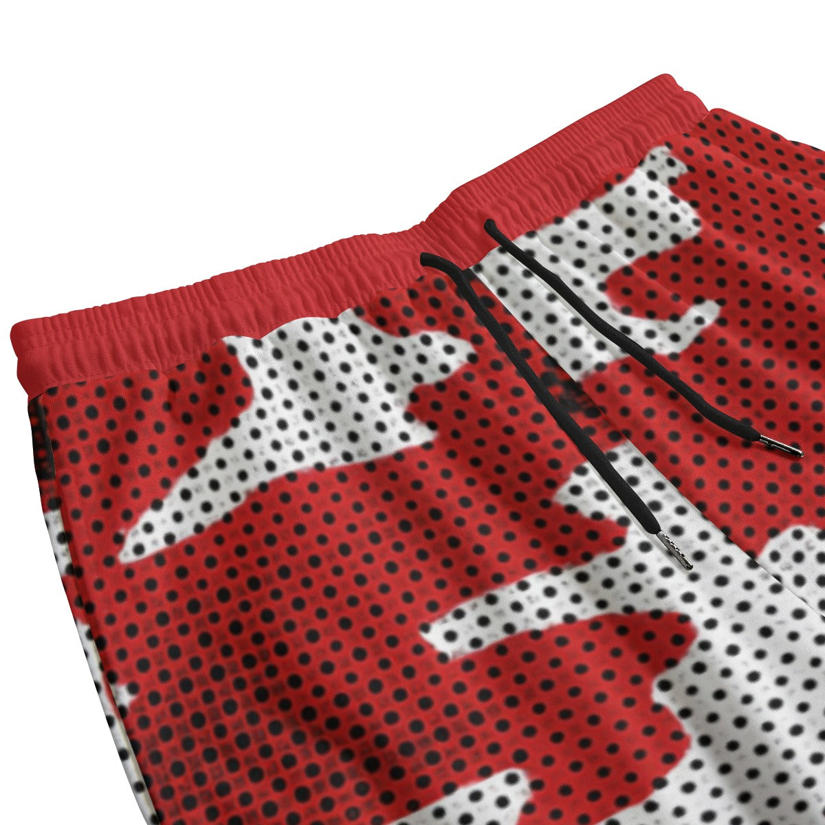 Urban Legend Houston Red White Camo Sweatpants With Waistband