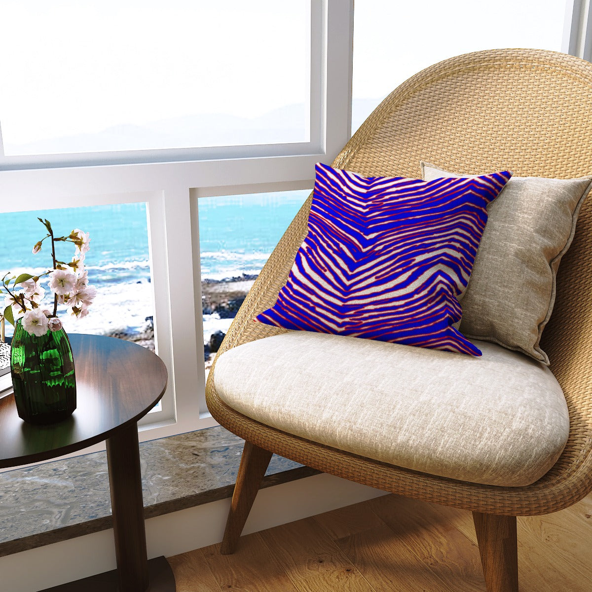 Buffalo Bills Zubaz Pillowcase | Flax