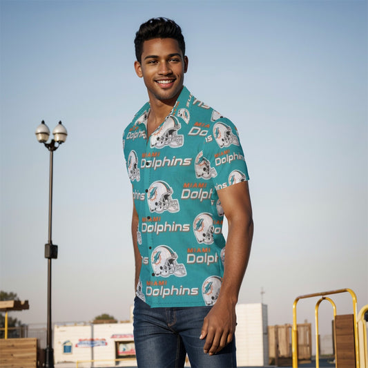 Miami Football Game Day All-Over Print Men's Shirt