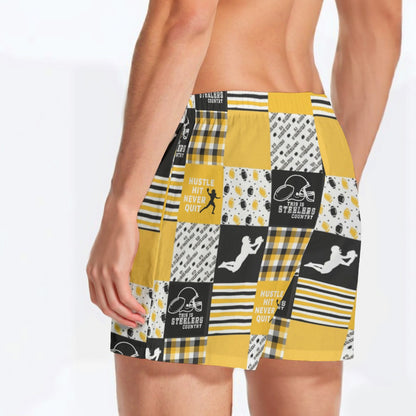 All-Over Print Men's Short Boxer Briefs|115GSM Cotton poplin