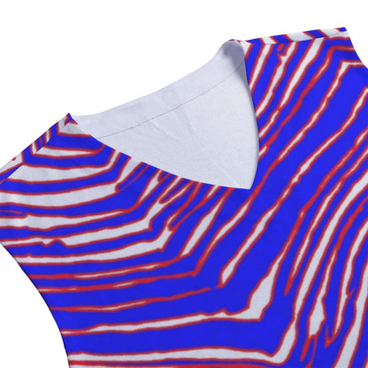 Buffalo Bills Zubaz Unisex V-neck Tank Top