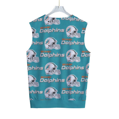 Miami Football Game Day All-Over Print Unisex V-neck Tank Top