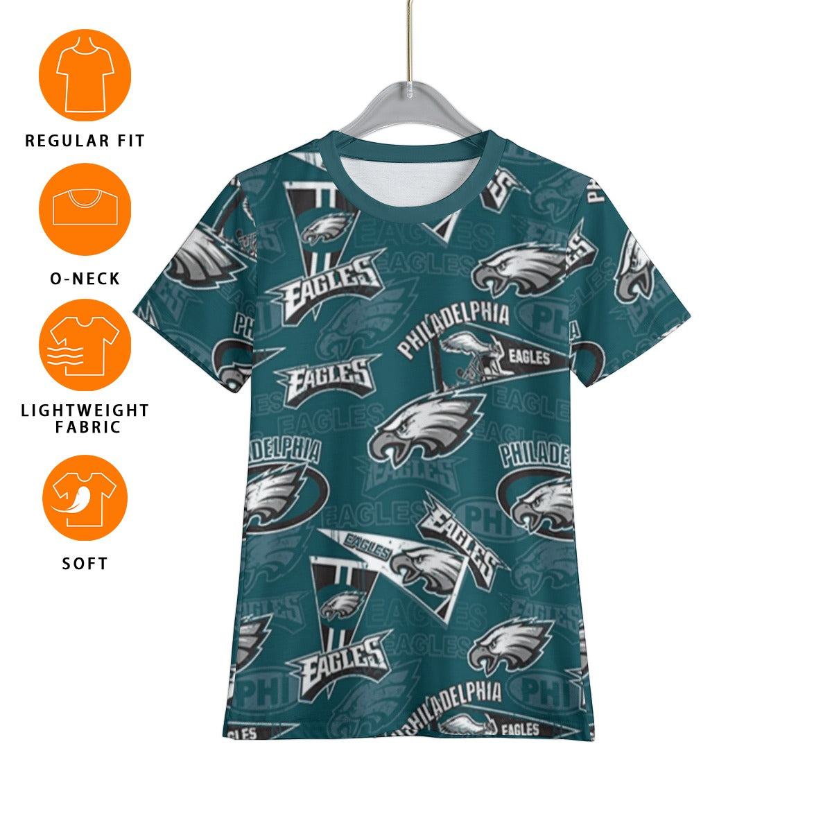 Philadelphia Football Game Day All-Over Print Kid's T-Shirt